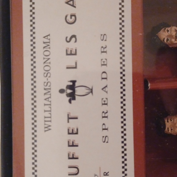 Williams Sonoma Guy Buffet Les Garcons Set of 4 Spreaders Holiday - Picture 4 of 11